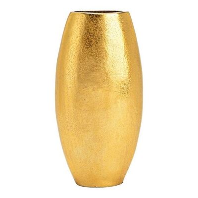 Vase aus Metall Gold (B/H/T) 11x22x6cm