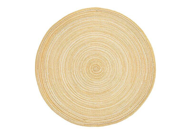 Plastic placemat Cream Ø38cm