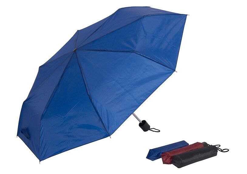 Umbrella Mini 53cm, made of plastic, 3-fold, (W/H/D) 25x4x4cm