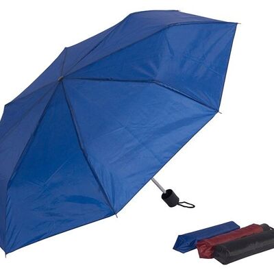 Mini ombrello 53 cm, in plastica, 3 pieghe, (L/A/P) 25x4x4 cm