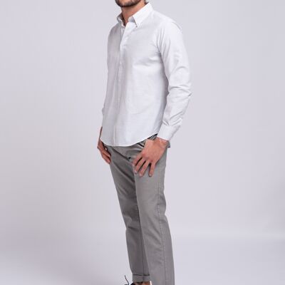 Shirt 60%co 40%pe 202104 white (size un)