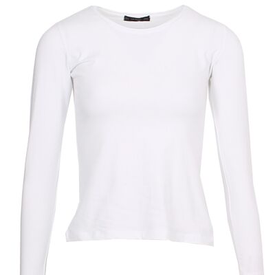 T-shirt 90% co 10%lc 204606 white (size un)