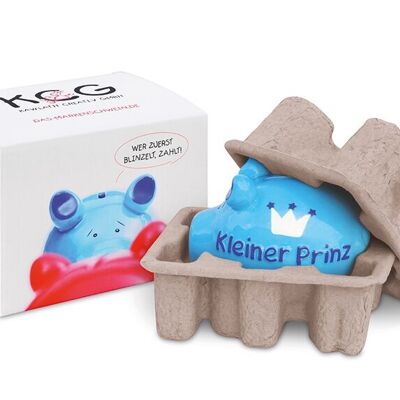 KCG emballage cadeau petit cochon incl. Carton à œufs en papier/carton coloré (L/H/P) 10x10x10cm