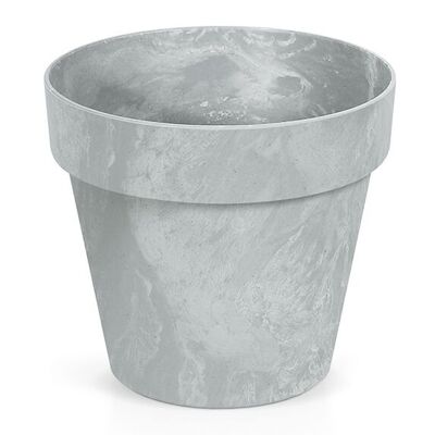 Vaso da fiori in plastica grigia (L/A/P) 20x18x20 cm 3,50 L