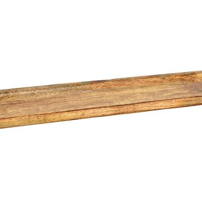 Bandeja fabricada en madera de mango natural (An/Al/Pr) 55x2x15cm