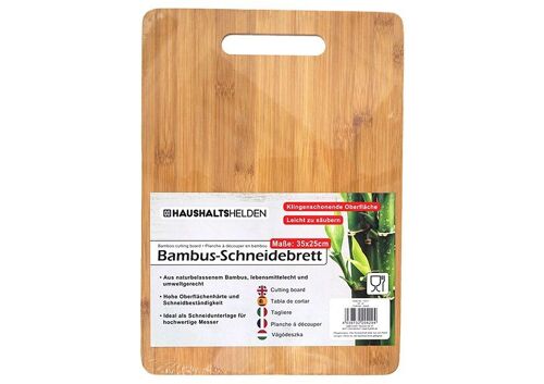 Schneidebrett aus Bambus natur (B/H) 35x25cm