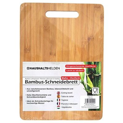 Schneidebrett aus Bambus natur (B/H) 35x25cm