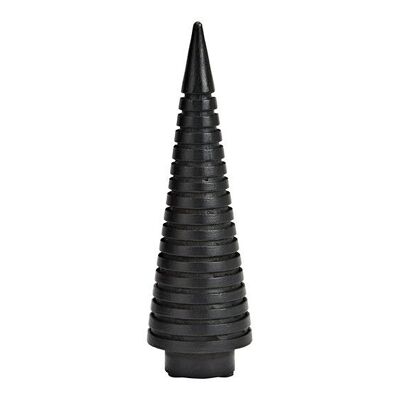 Albero di Natale in legno di mango nero (L/A/P) 7x23x7 cm