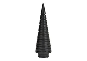 Sapin de Noël en bois de manguier noir (L/H/P) 7x23x7cm