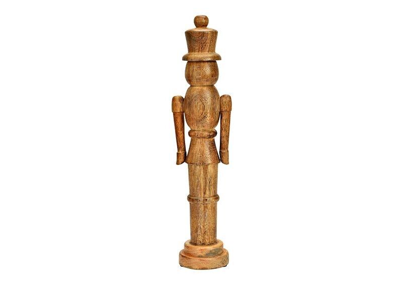 Nutcracker made of natural mango wood (W/H/D) 9x40x9cm