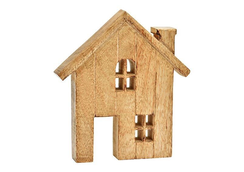 Supporto per casetta in legno di mango naturale (L/A/P) 23x25x3 cm