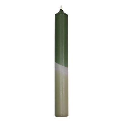 Candela in stick DipDye pino-salvia (L/A/P) 2x18x2 cm Tempo di combustione ca. 8 ore