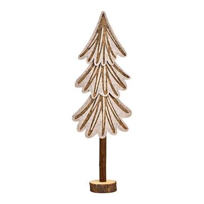 Supporto per albero di Natale in feltro, legno beige (L/A/P) 13x38x5 cm