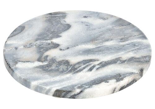 Schneidebrett aus Marmor schwarz (B/H/T) 20x2x20cm