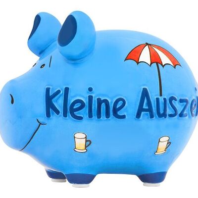 Spardose KCG Kleinschwein Kleine Auszeit aus Keramik bunt (B/H/T) 12x9x9cm