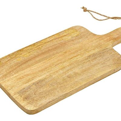 Tagliere, tagliere da portata in legno di mango naturale (L/A/P) 40x1,65x20 cm