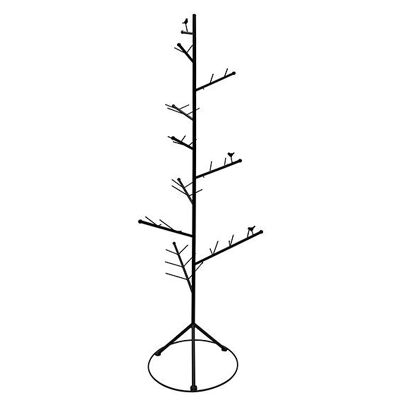 Soporte para árbol de metal negro (An/Al/Pr) 73x180x56cm