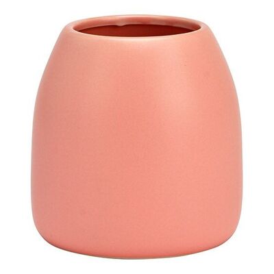 Vase aus Porzellan pink/rosa (B/H/T) 11x10x11cm