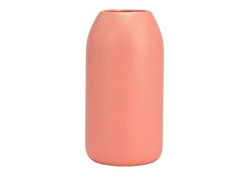 Vase aus Porzellan pink/rosa (B/H/T) 11x20x11cm