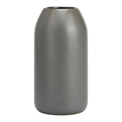 Vase aus Porzellan grau (B/H/T) 11x20x11cm