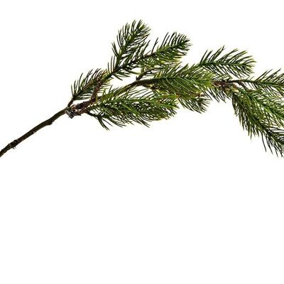 Branche de sapin fleur artificielle avec mousse en plastique vert (H) 70cm