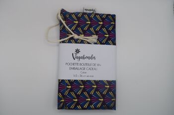 Pochette cadeau bouteille de vin 1