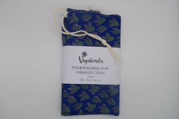 Pochette cadeau bouteille de vin 2