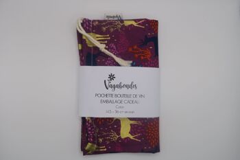 Pochette cadeau bouteille de vin 7