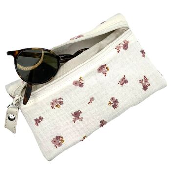 Trousse à lunettes, "Apolline" georgette 3