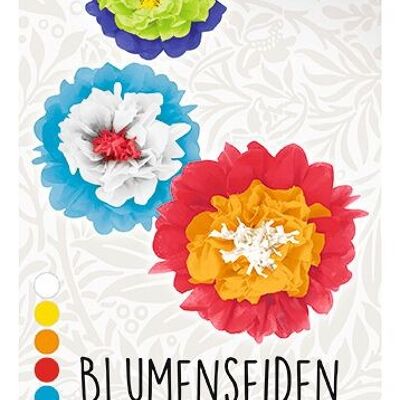 Blumenseiden "intensiv", 10 Bogen gefalzt