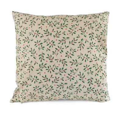 Housse de coussin 40x40cm – petites branches d'Ilex