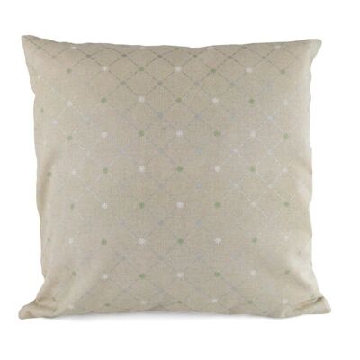 Housse de coussin 40x40cm – carreaux argentés