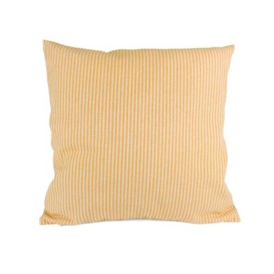 Fodera per cuscino 40x40 cm – righe giallo zafferano