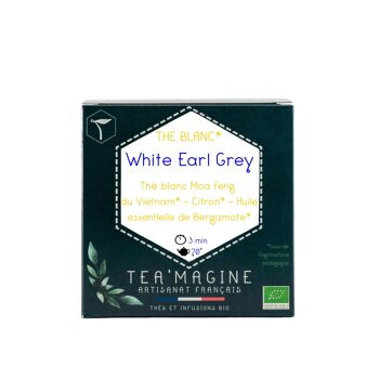 White Earl Grey BIO Thé blanc Bergamote 1
