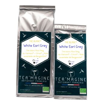 White Earl Grey BIO Thé blanc Bergamote 2