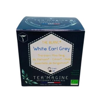 White Earl Grey BIO Thé blanc Bergamote 7