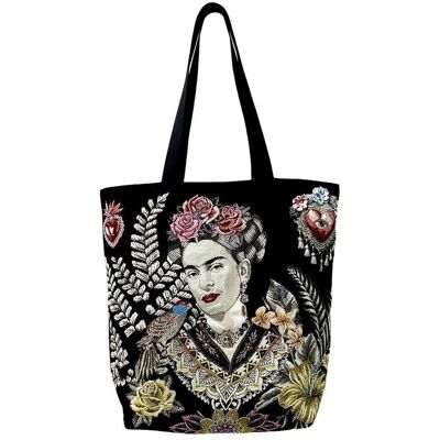 Bolso shopper en jacquard, Artista negro