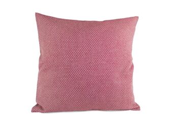 Housse de coussin 40x40cm – diamants rouge vin 1