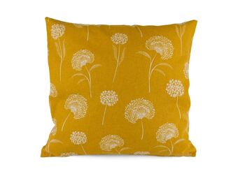 Housse de coussin 40x40cm – pissenlits jaune 1