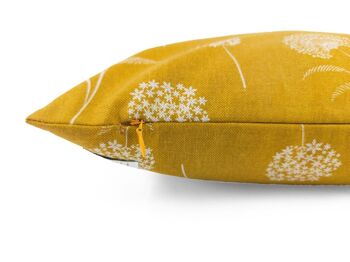 Housse de coussin 40x40cm – pissenlits jaune 2