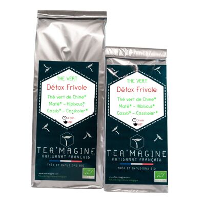 Organic Frivole Detox Green tea red fruit vegetable