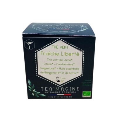 Fraîche liberté Bio Thé vert Citron Bergamote épice