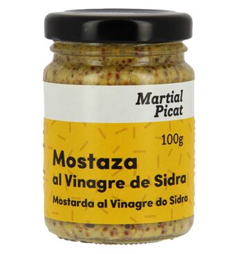 Martial Picat - Moutarde Entier au Vinaigre de Cidre 100 g.