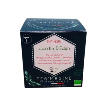 Jardin d'Eden BIO Thé noir Jasmin Fleurs d'oranger 6