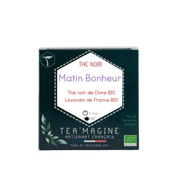 Matin Bonheur BIO Thé noir Lavandin 1