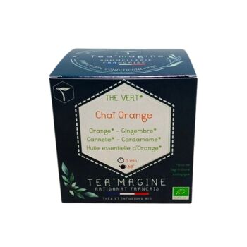 Orange Chaï BIO Thé vert Orangé Epice 11