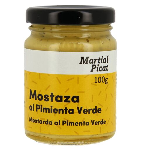 Martial Picat - Mostaza de Pimienta Verde 100 g.