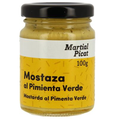 Martial Picat - Mostaza de Pimienta Verde 100 g.