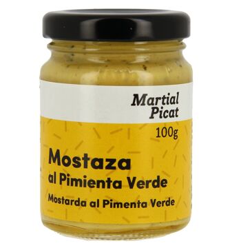 Martial Picat - Moutarde au Poivre Vert 100 g.