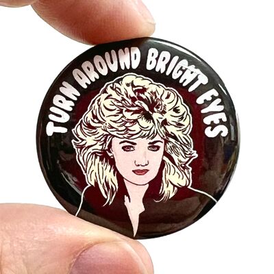 1980er Jahre Power Ballard Total Eclipse inspiriert Button Pin Bagdge